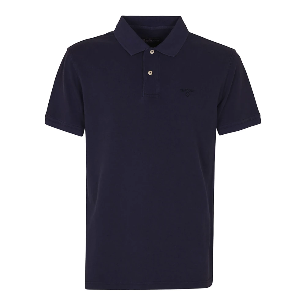 Barbour Vintage Polo Shirt Blue Heren