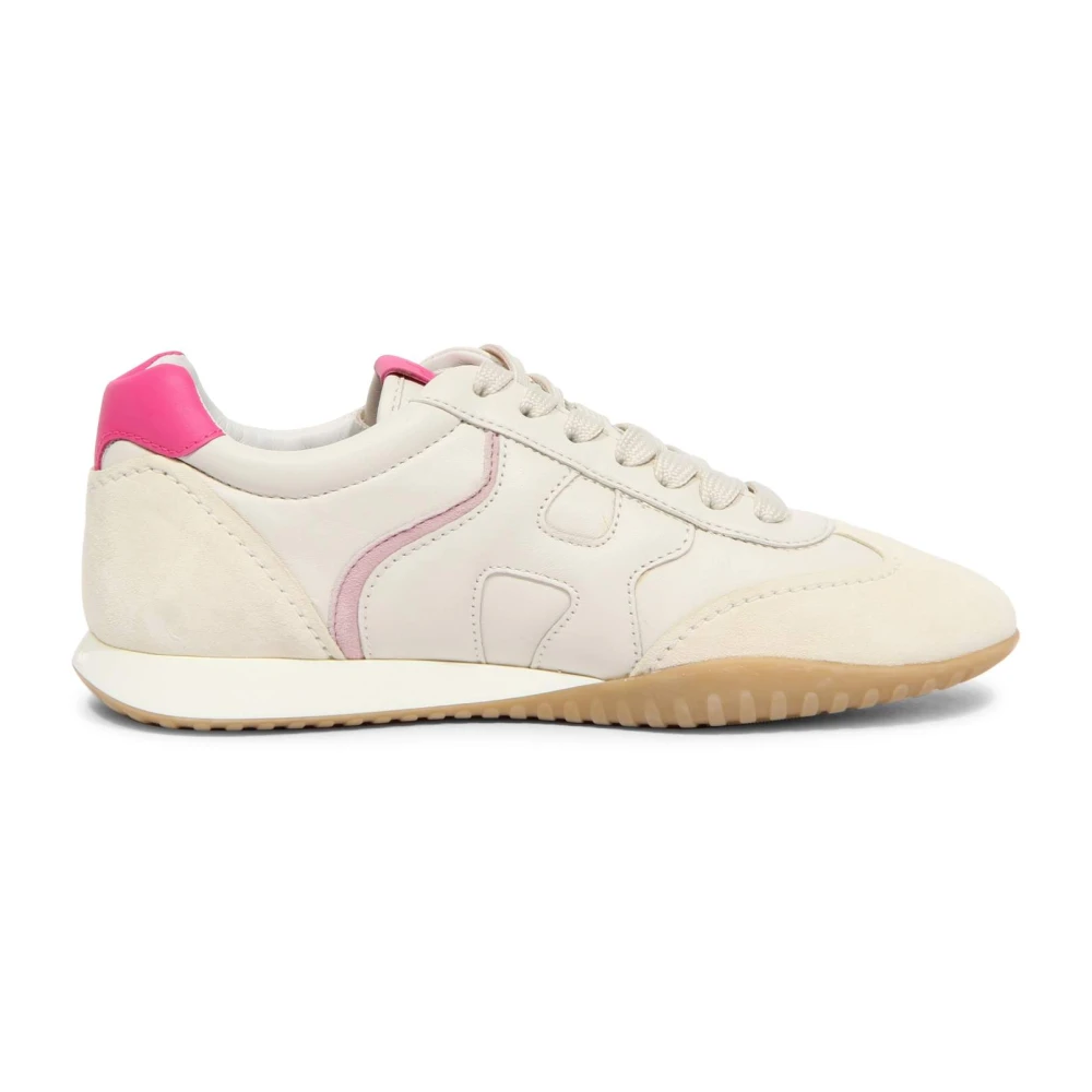 Hogan Women's White Sneakers, 3 Uk, Olympia-Z Shoes