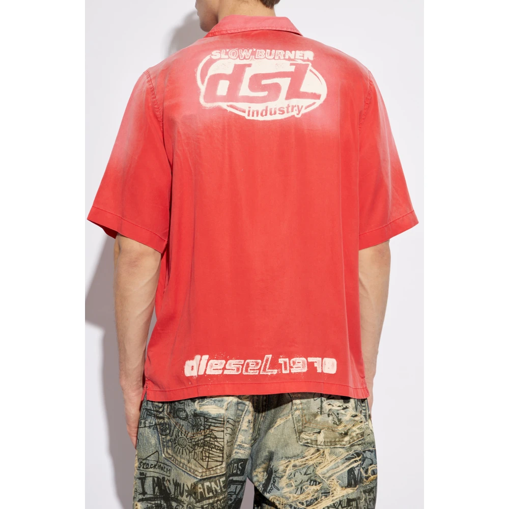 Diesel Shirt S-Elly Red Heren