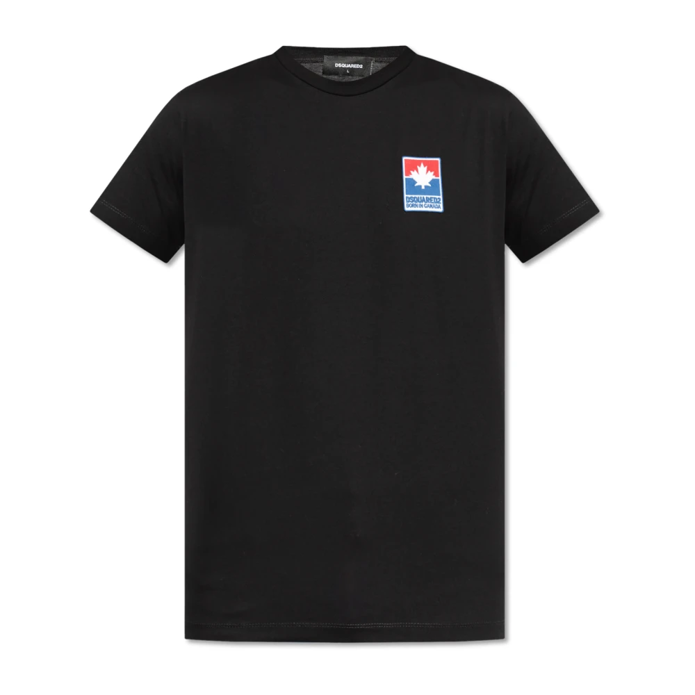 Dsquared2 Stijlvolle Heren T-shirts & Polos Collectie Black Heren