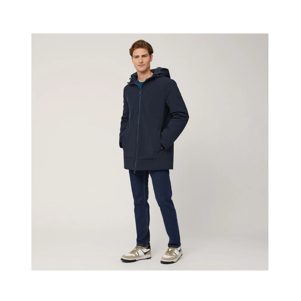 Harmont & Blaine Parka Softshel Blue Heren