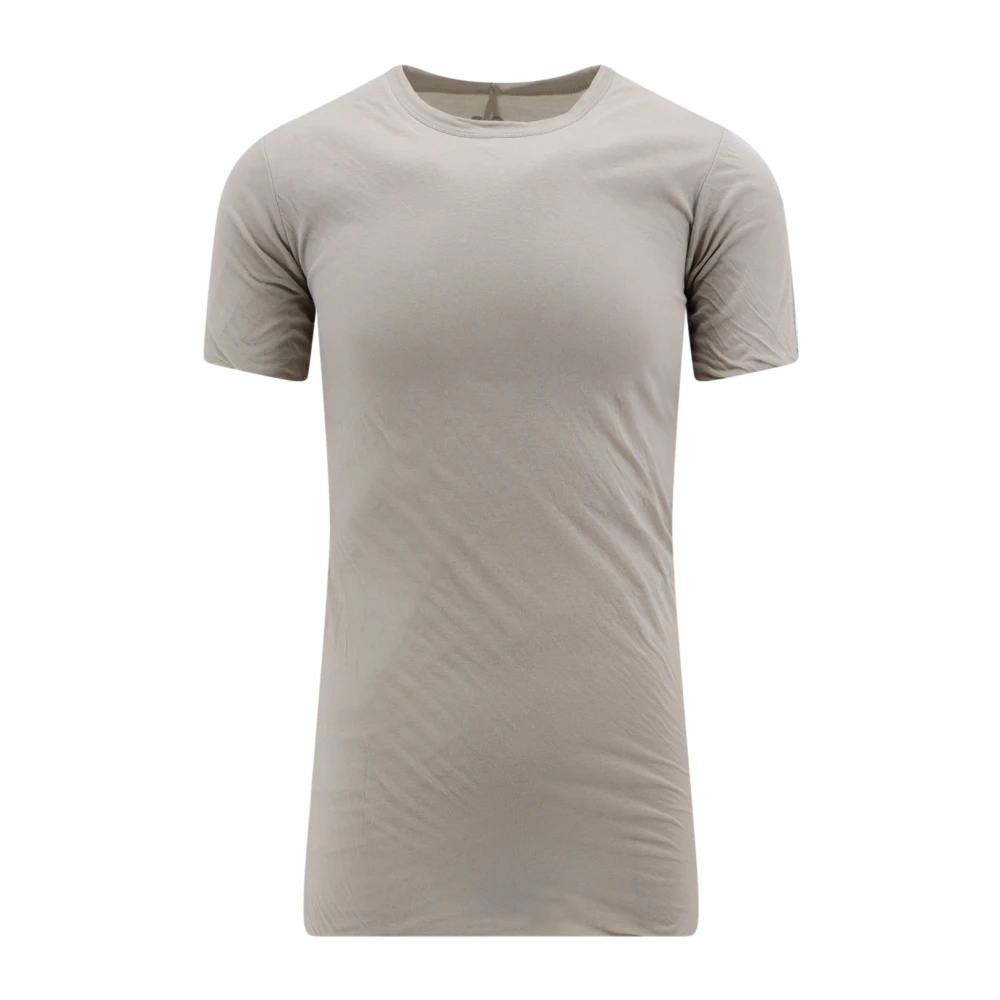 Rick Owens Oversized T-Shirt van Biologisch Katoen Beige Heren