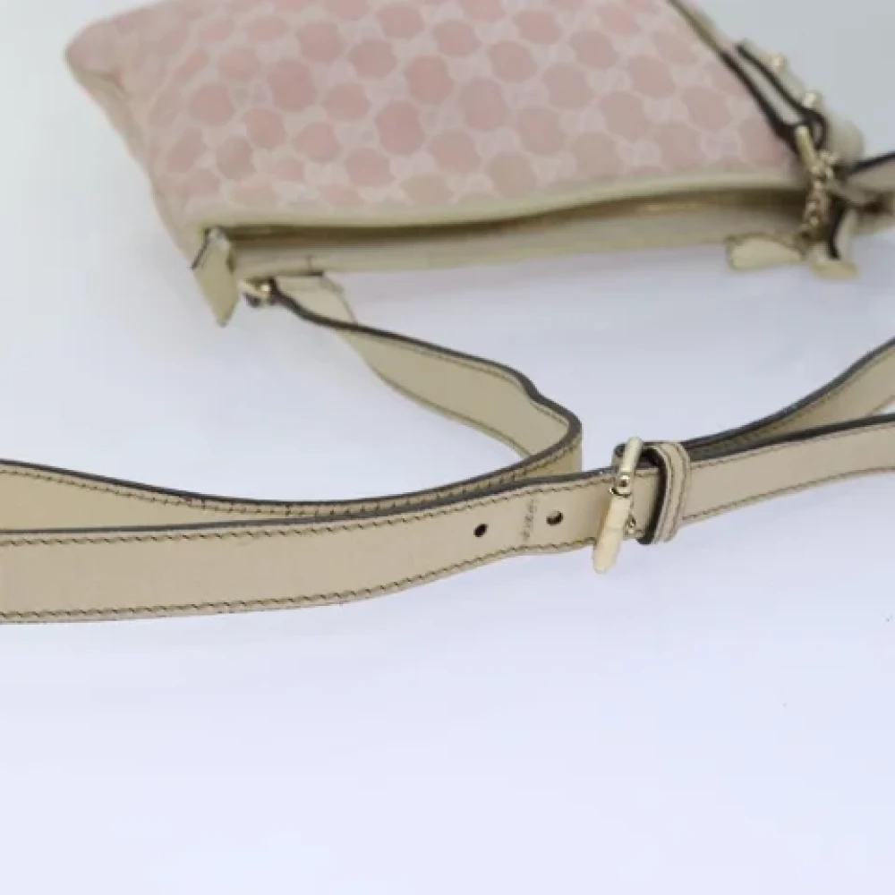 Gucci Vintage Pre-owned Canvas gucci-bags Pink Dames