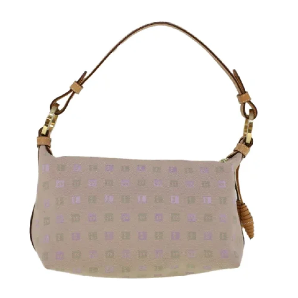 Bally Pre-owned Canvas shoulder-bags Pink Dames