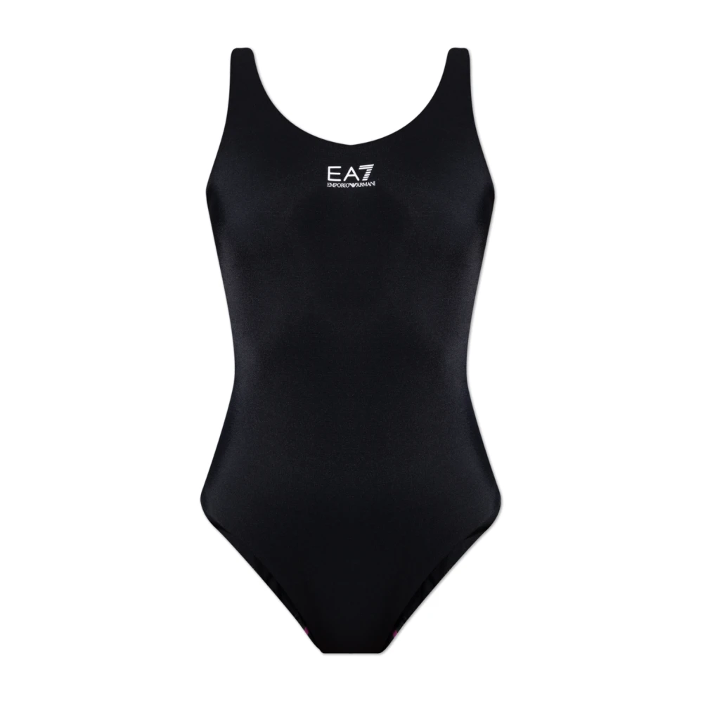 Emporio Armani EA7 Badpak uit de collectie Black Dames