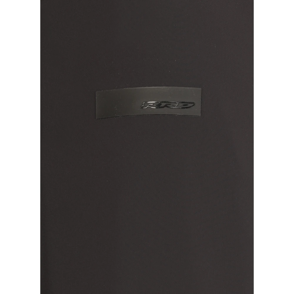 RRD Zwarte Parka met Capuchon en Zakken Black Dames