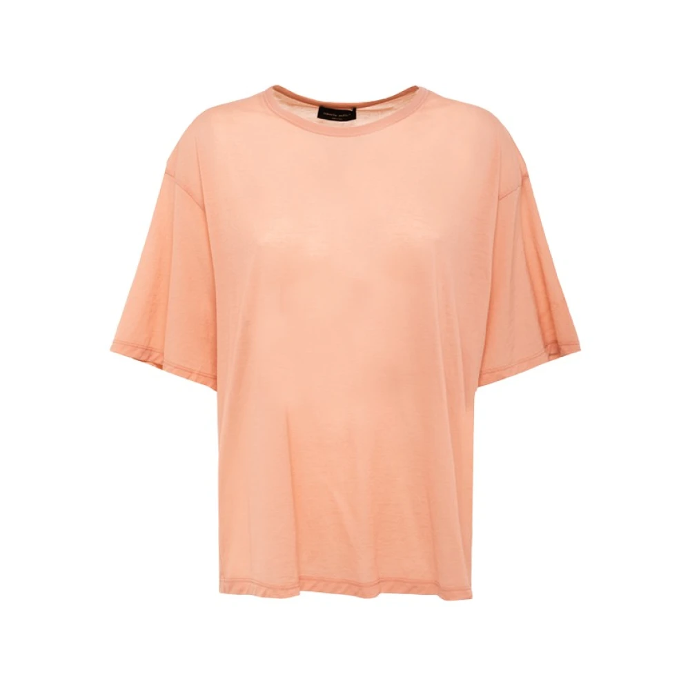Roberto Collina T-Shirts Pink Dames