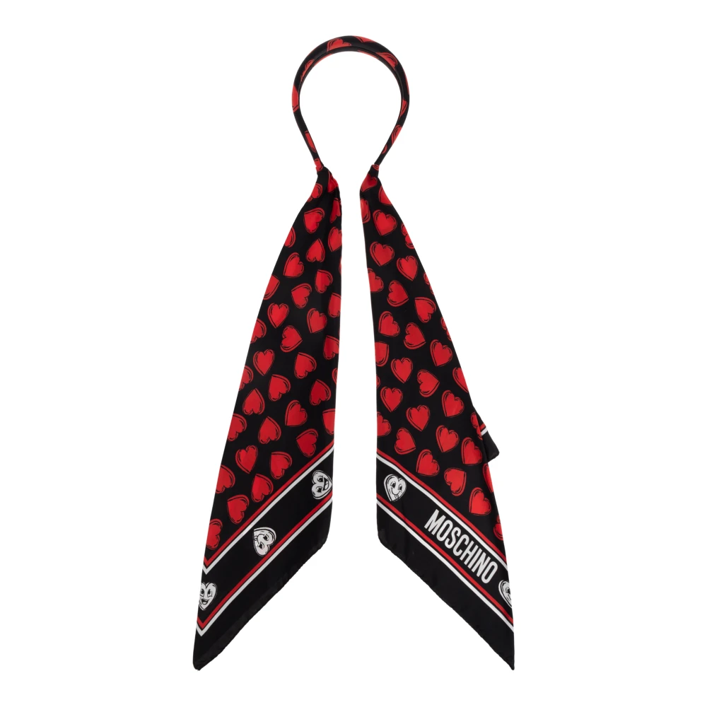 Moschino Zijden hoofdband Black Dames