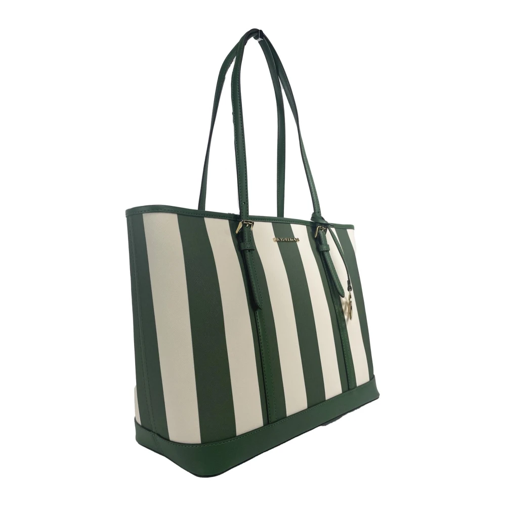 Michael Kors Stijlvolle PVC Schoudertas met Zakken Multicolor Dames
