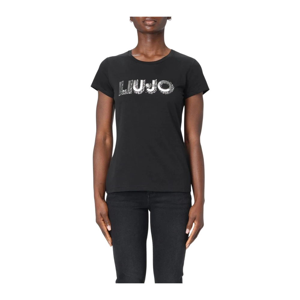 Liu Jo - Tops > T-Shirts - Black - Liu Jo - Modalova