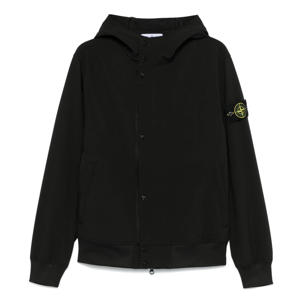 Stone Island Stilig ytterkläder jacka Black, Herr