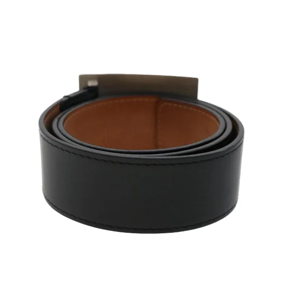 Louis Vuitton Vintage Pre-owned Leather belts Black Dames