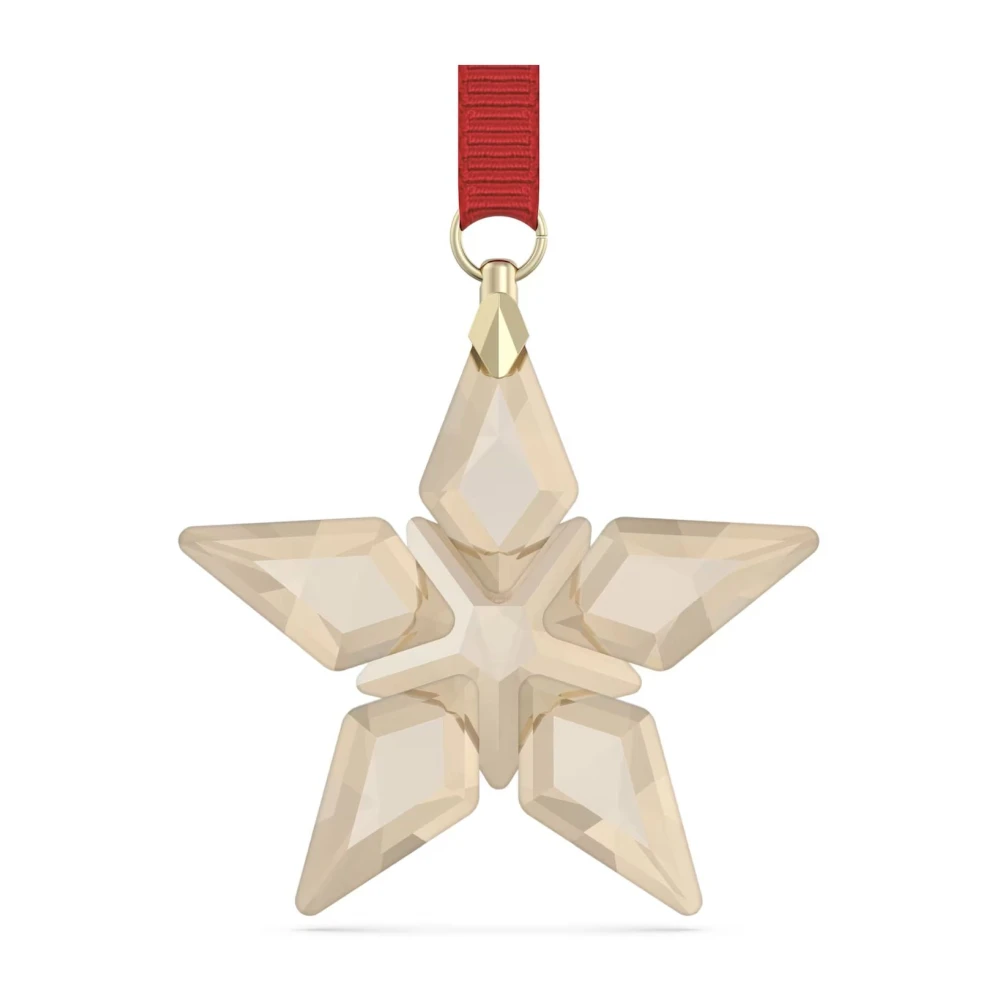 Swarovski Jaarlijkse Editie Feestelijk Orna t Unisex Goudkleurig 5648747 Beige Unisex