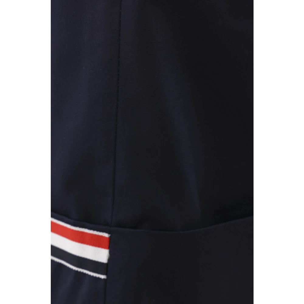 Thom Browne Blauwe Wijde Pijp Geknipte Broek Blue Heren