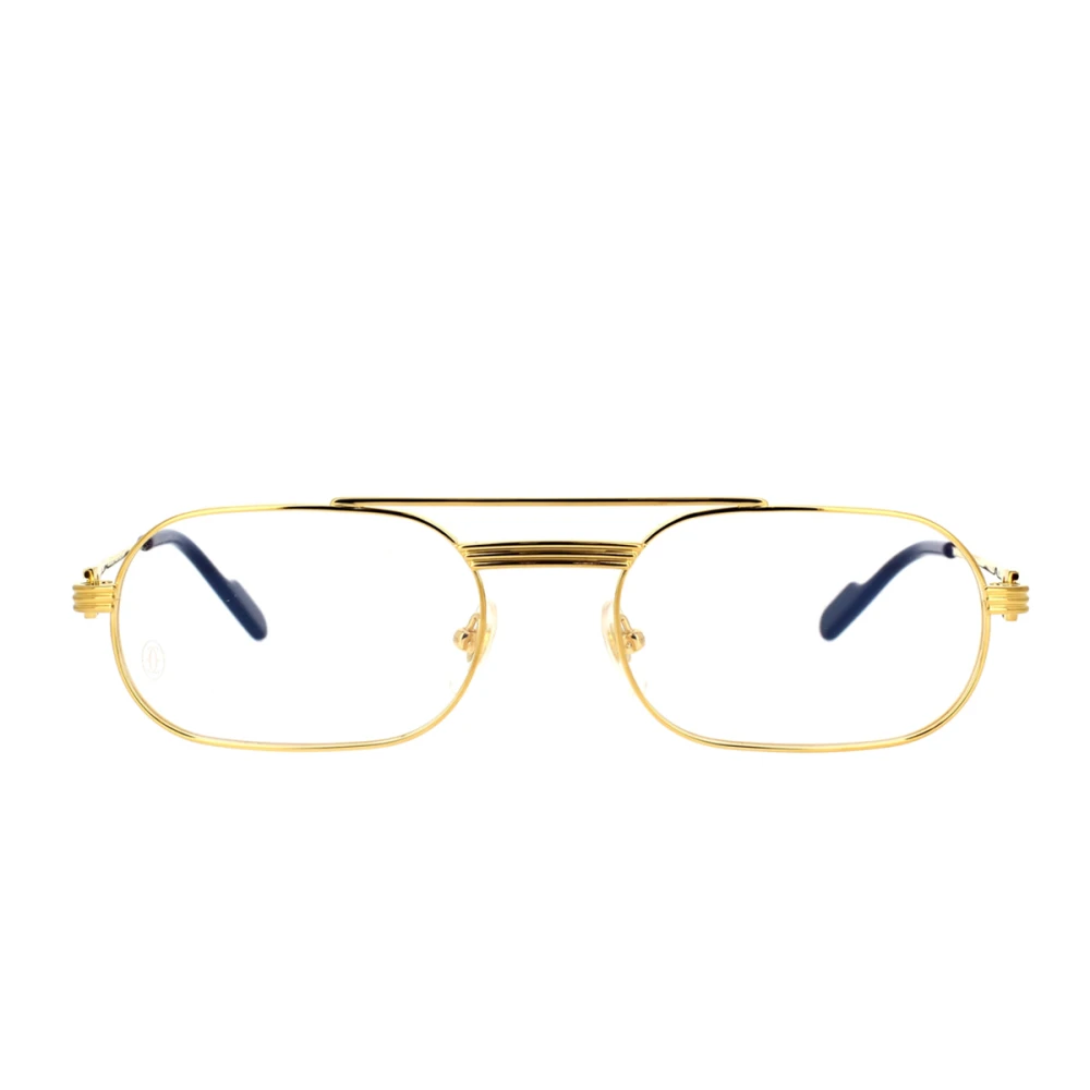 Cartier Moderne Rechthoekige Bril Premier Model Yellow Heren