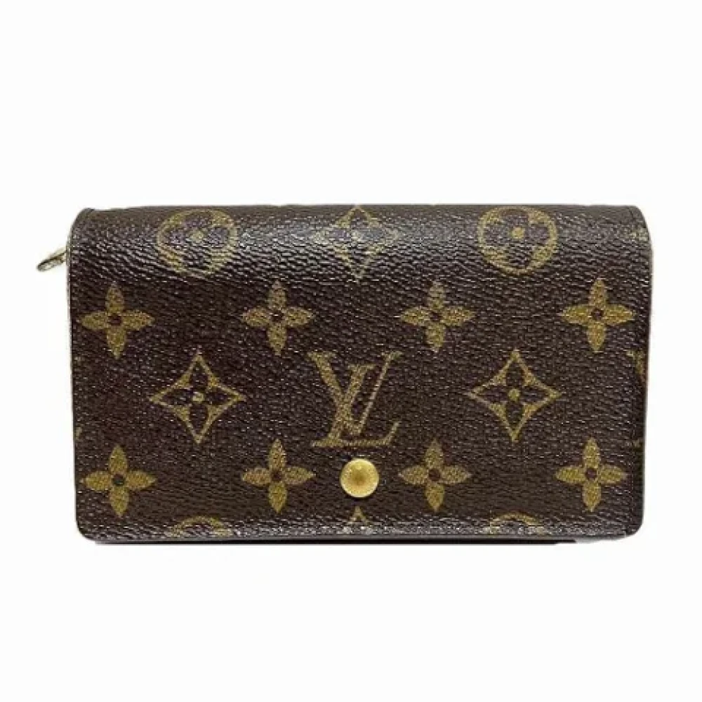 Louis Vuitton Vintage Pre-owned Canvas wallets Brown Dames