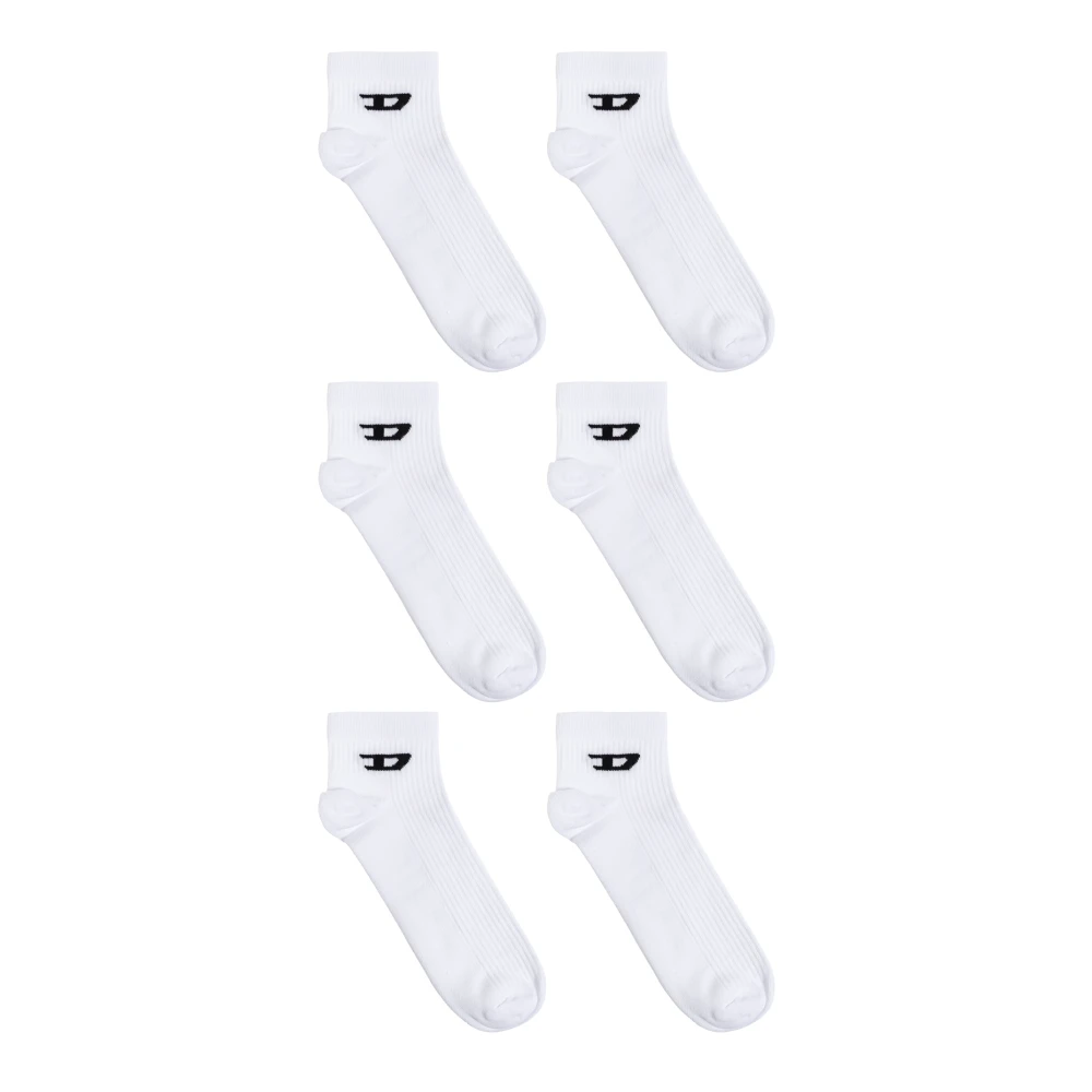 Diesel Driepak sokken Skm-D-Ankle White Heren