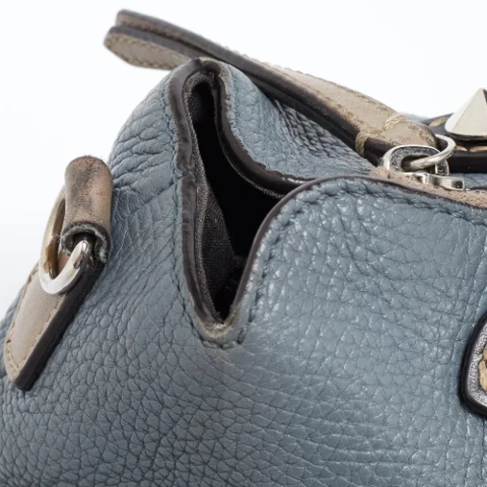 Fendi Vintage Pre-owned Leather fendi-bags Blue Dames