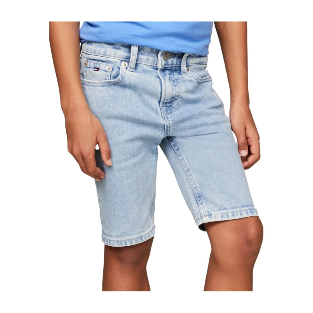 Tommy Hilfiger Boys Blue Shorts, 8 Y, Scanton Bermuda Shorts