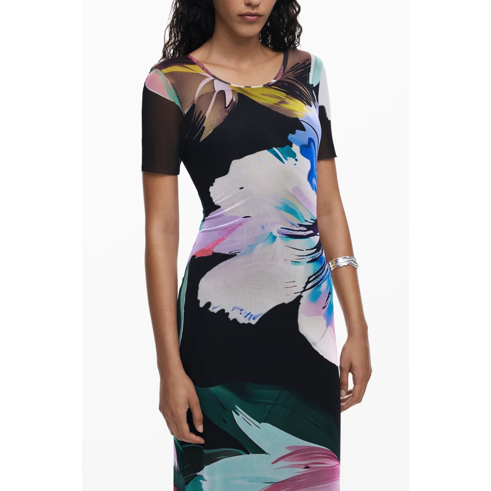 Desigual Damen Multicolor Kleider, Mehrfarbig, Xsgröße: