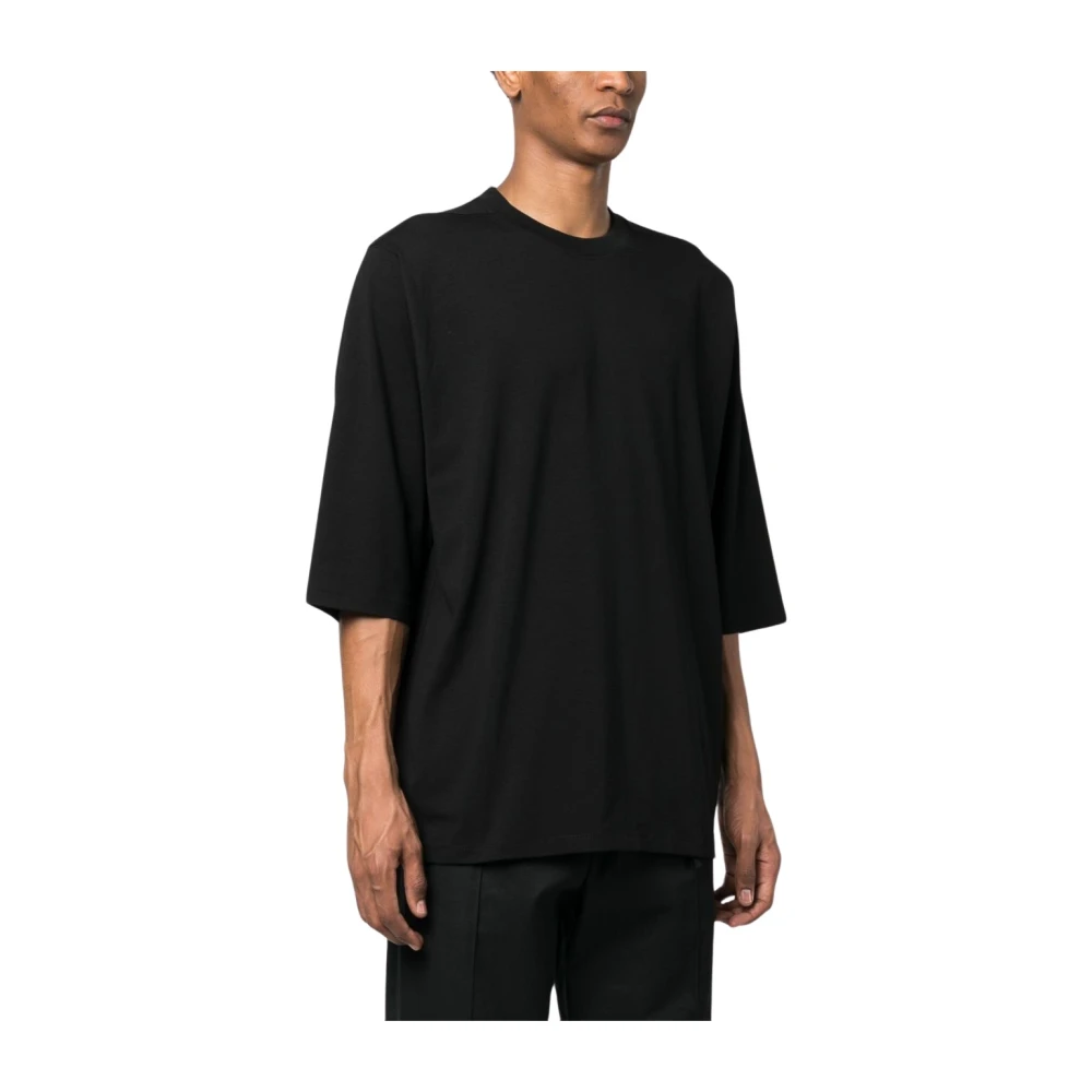 Thom Krom Zwart Loose Fit T-Shirt Black Heren