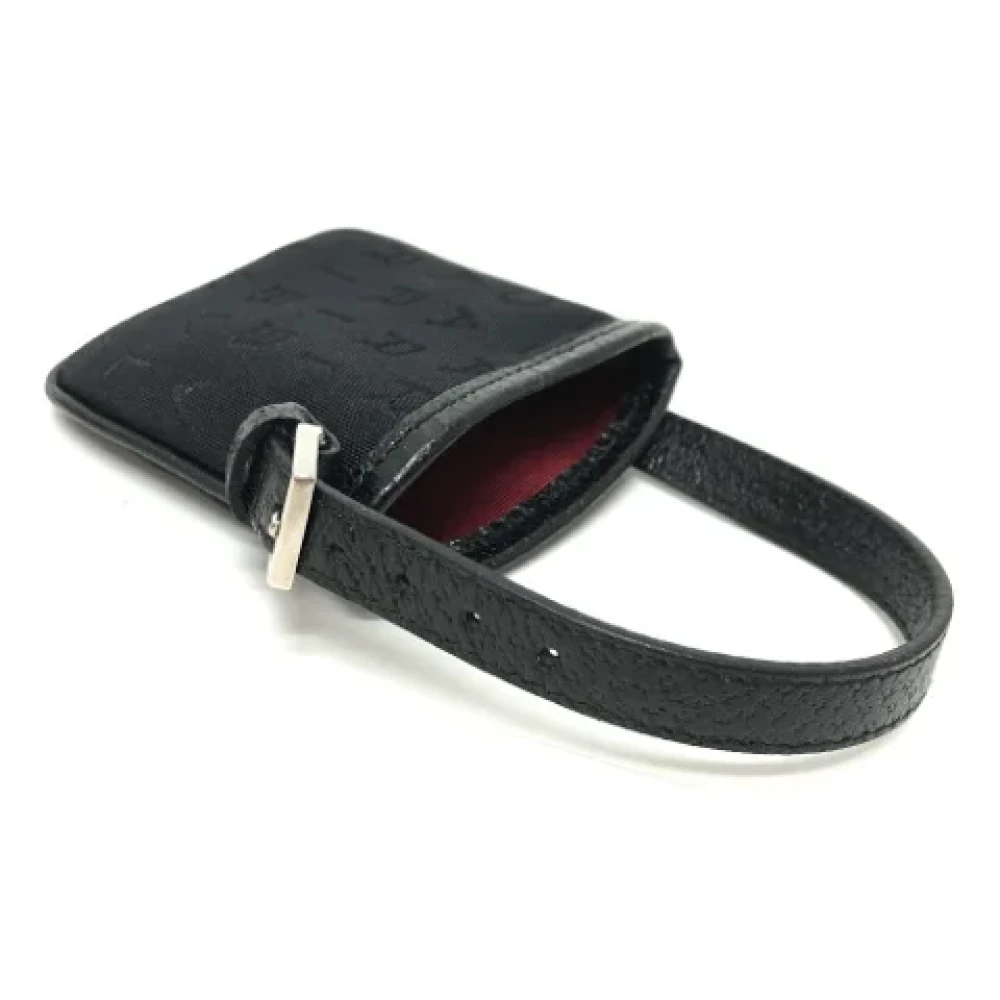 Bvlgari Vintage Pre-owned Fabric pouches Black Dames