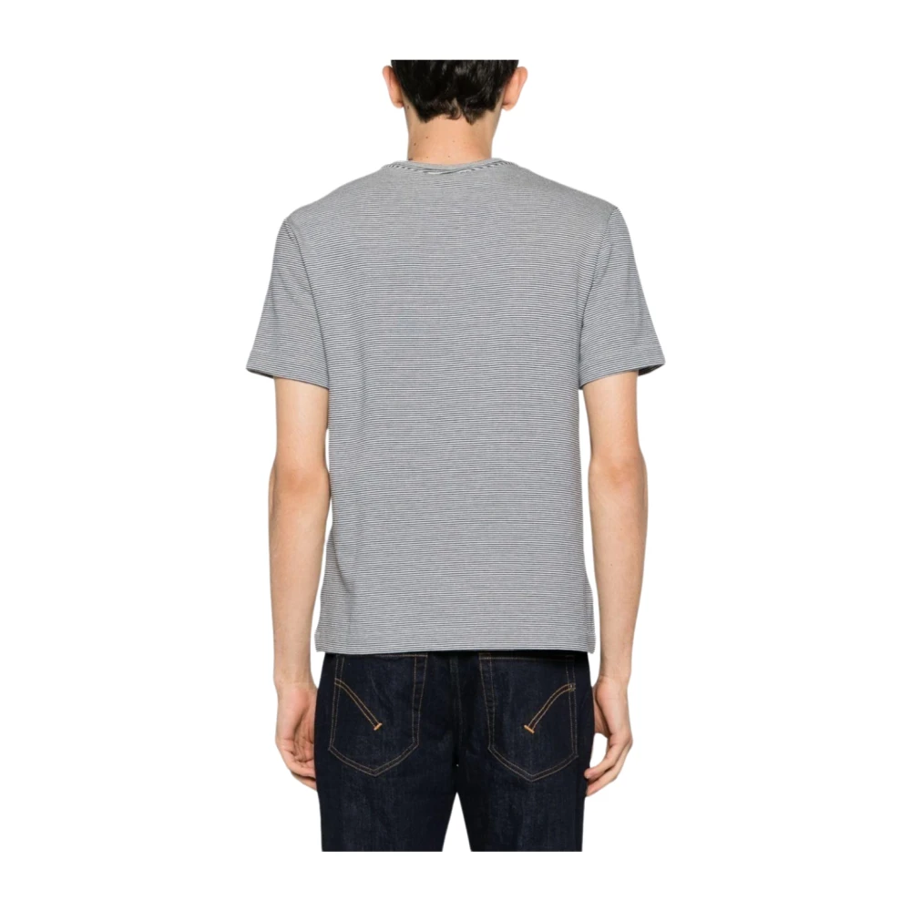 Emporio Armani Gestreept T-shirt Blue Heren