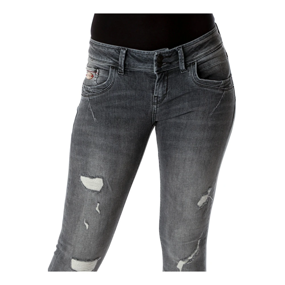 LTB Low Waist Skinny Fit Jeans Gray Dames
