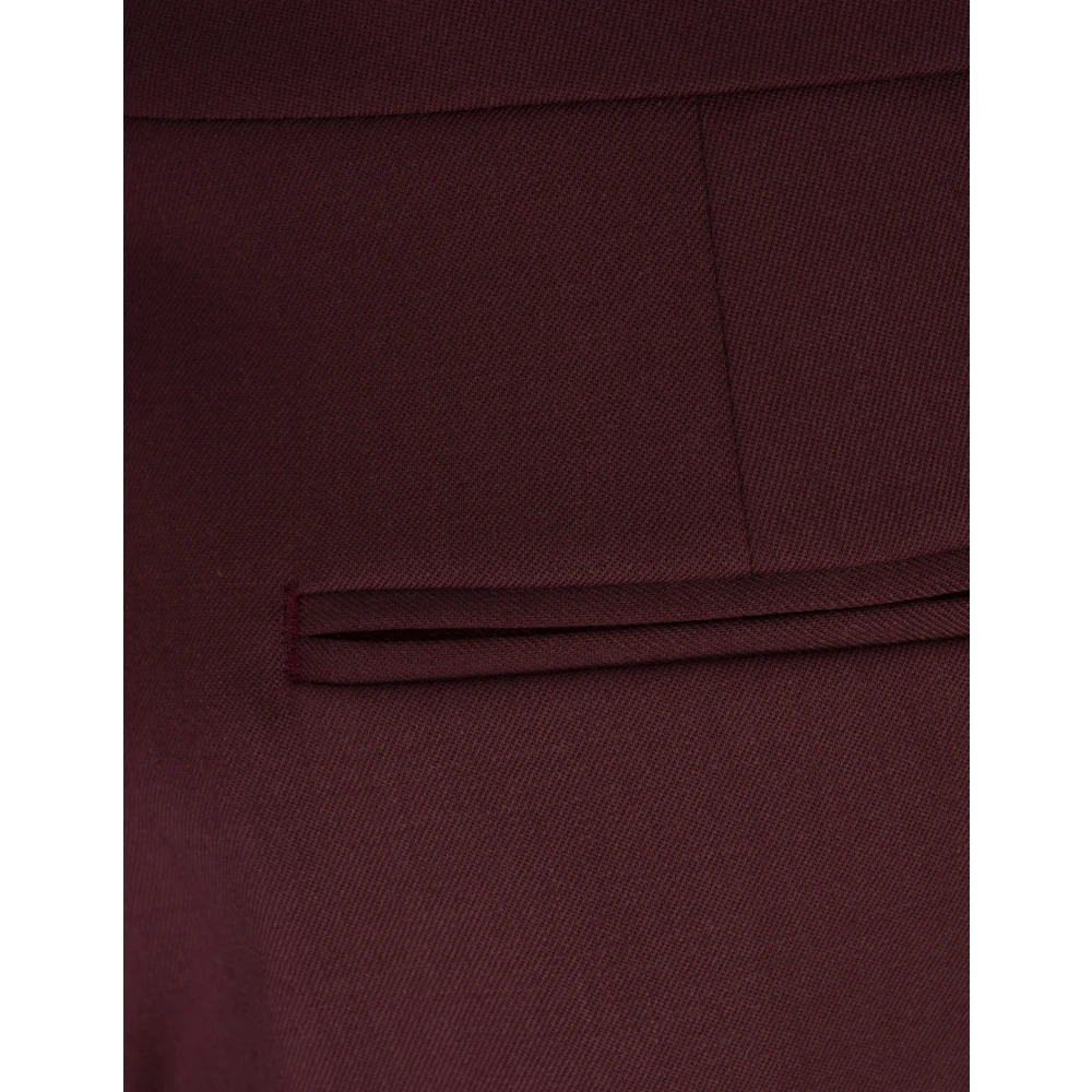 ETRO Paarse Cropped Cigarette Broek Purple Dames