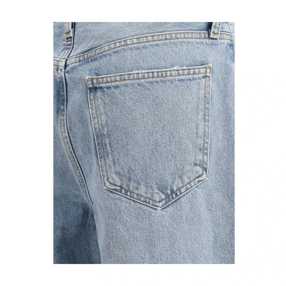 Agolde Baggy Jeans met Mid-Rise Taille Blue Dames