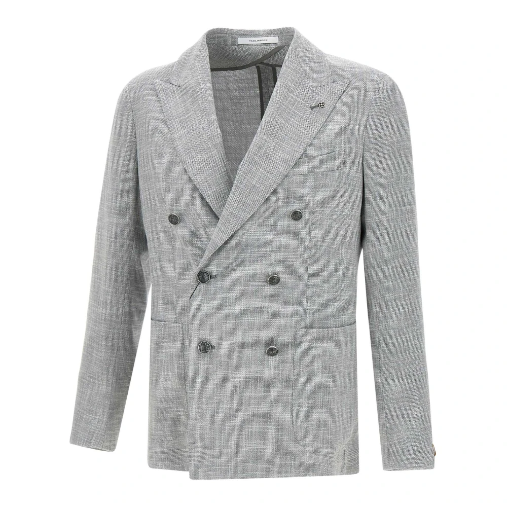 Tagliatore Men's Gray Jackets Grey - Blazers - 3XL - Jackets