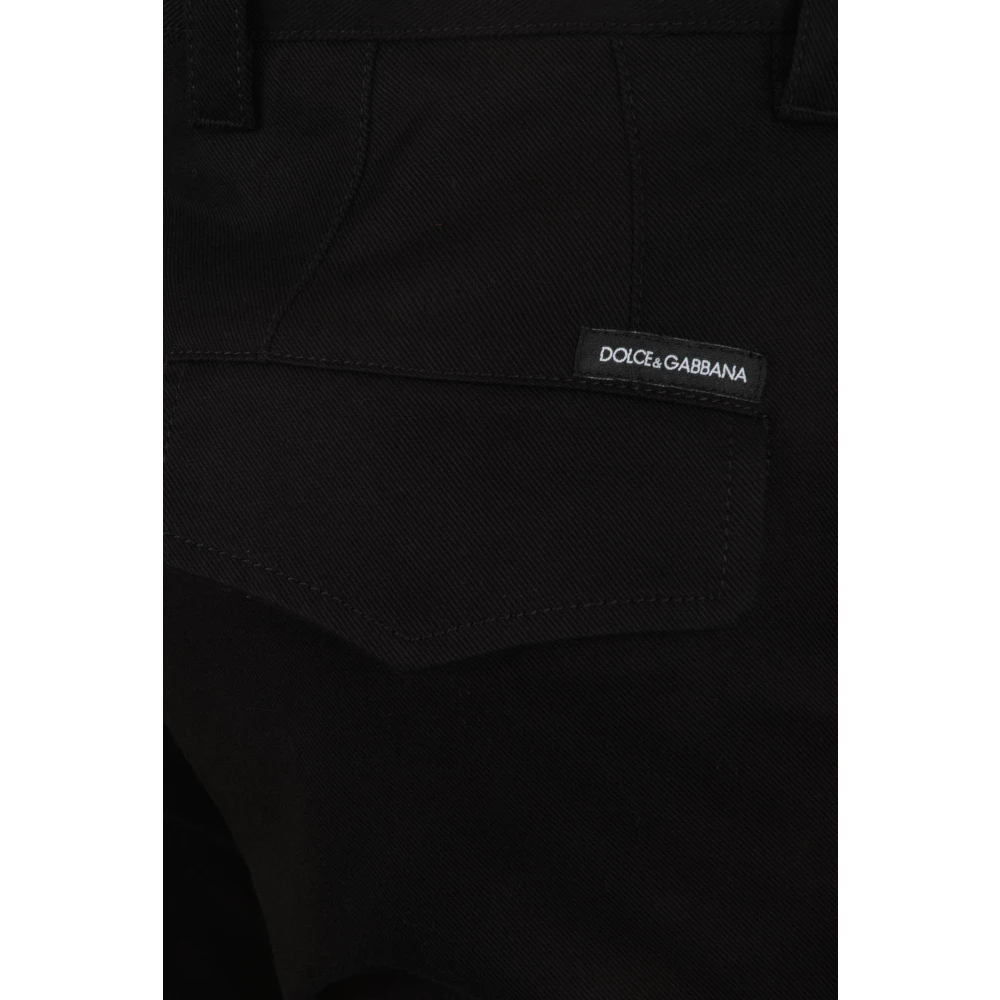 Dolce & Gabbana Cargo Broek voor Mannen Black Heren