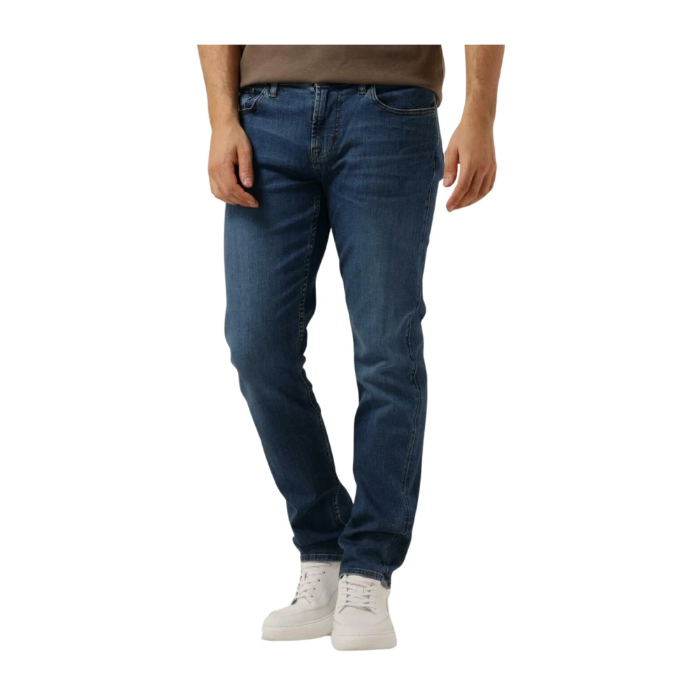 7 For All Mankind Slim Fit Jeans Blue Heren