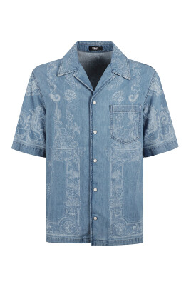 chemise-en-denim-a-imprime-baroque