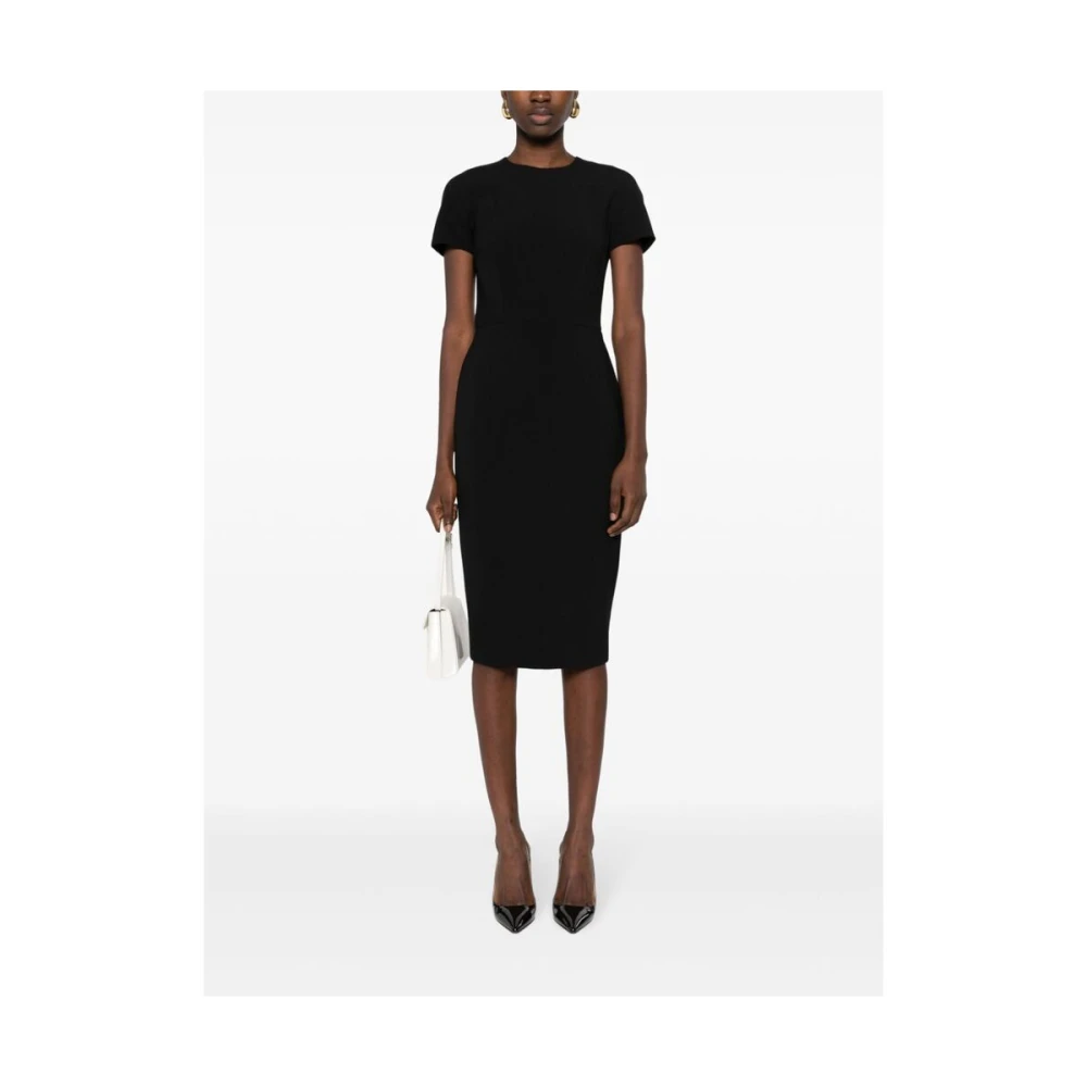 Victoria Beckham Midi Dresses Black Dames
