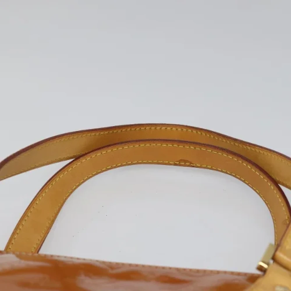 Louis Vuitton Vintage Pre-owned Leather handbags Beige Dames