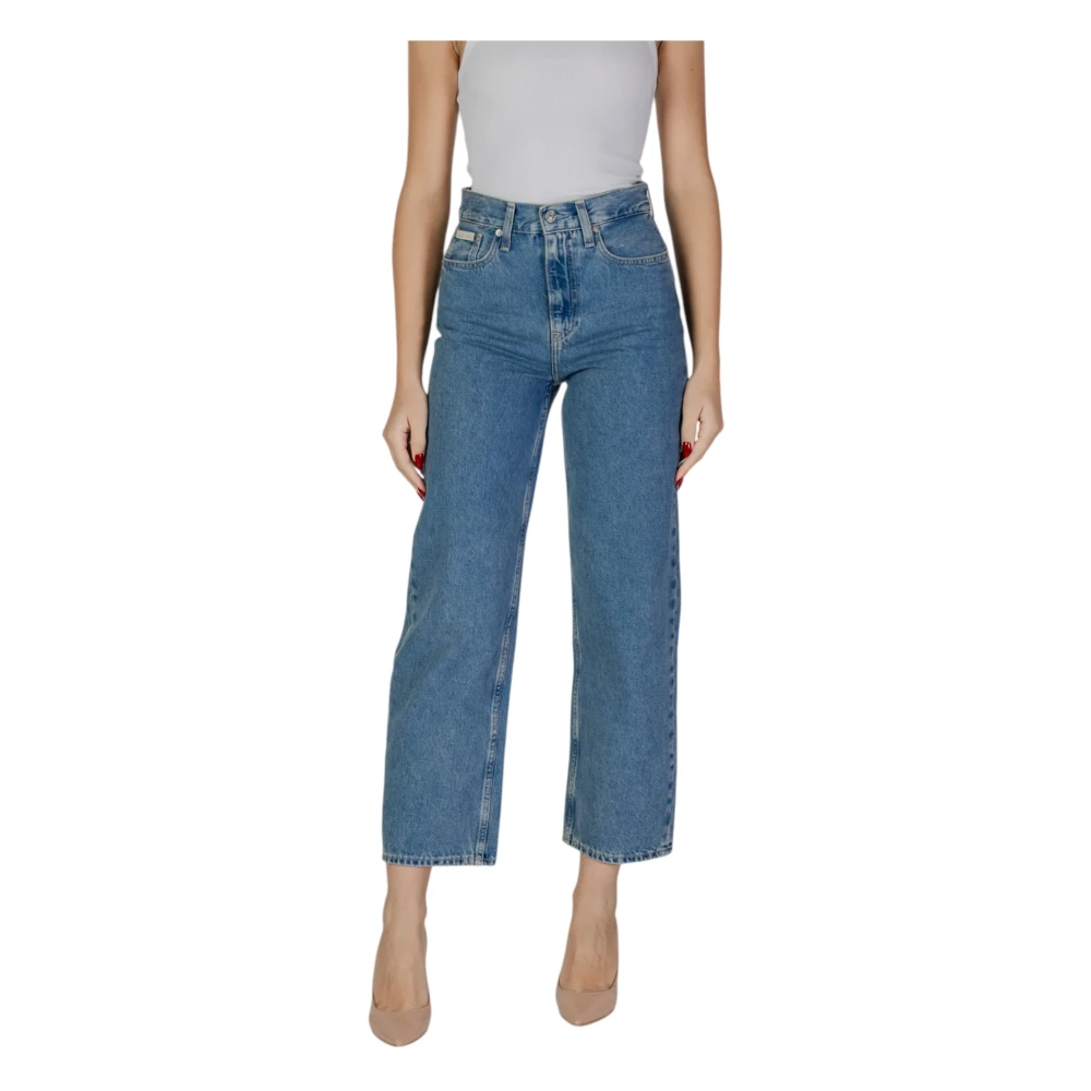 Calvin Klein Jeans Regular Women's Jeans Lente Zomer Collectie Blue Dames