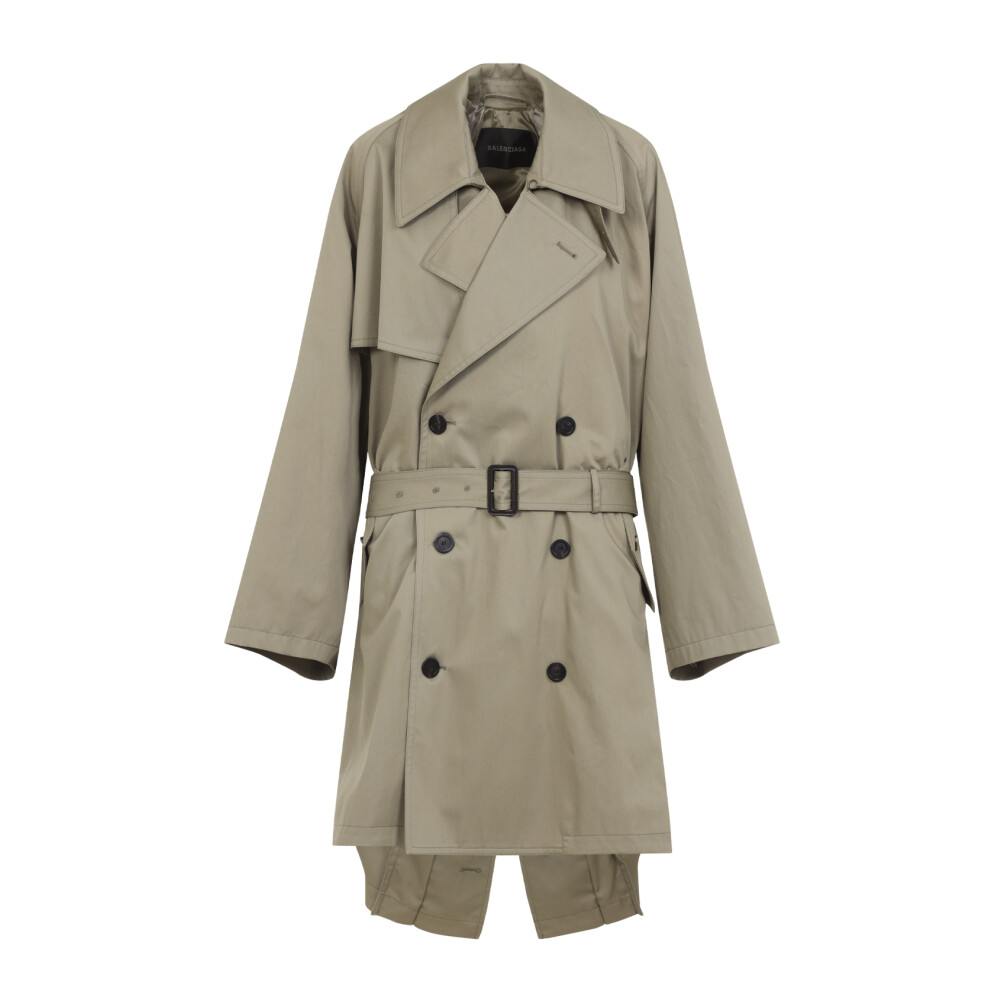 トレンチコート BALENCIAGA SS25 CROPPED TRENCH (814615 TBP01 9501) BALENCIAGA SS25 CROPPED TRENCH (814615 TBP01 9501