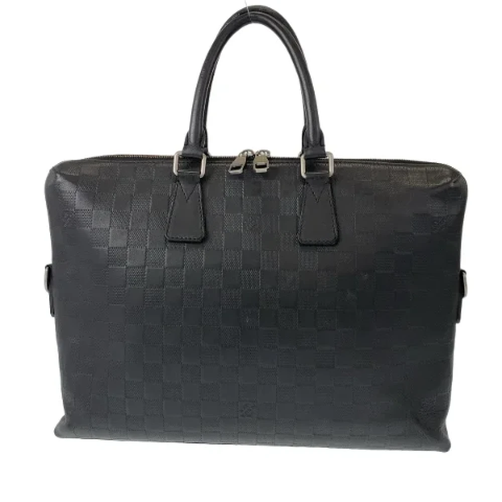 Louis Vuitton Vintage Pre-owned Leather louis-vuitton-bags Black Heren