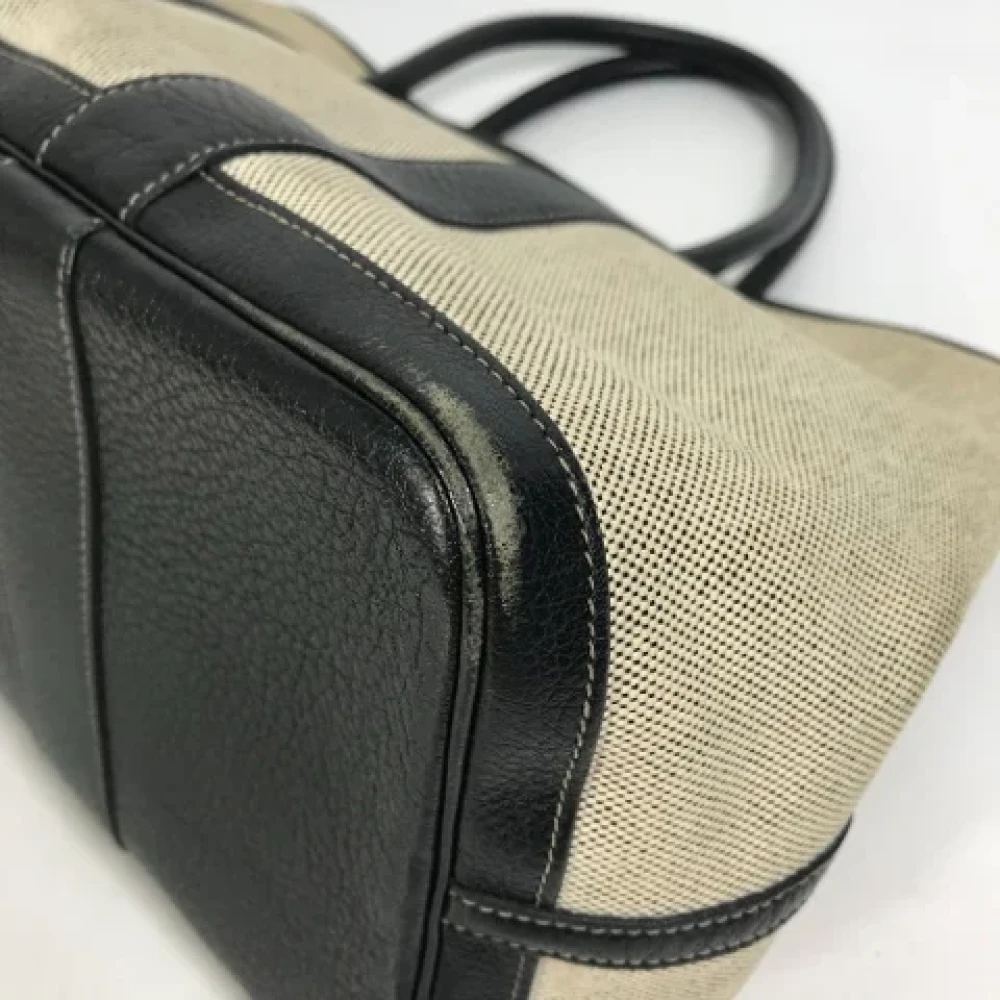 Hermès Vintage Pre-owned Fabric handbags Gray Dames