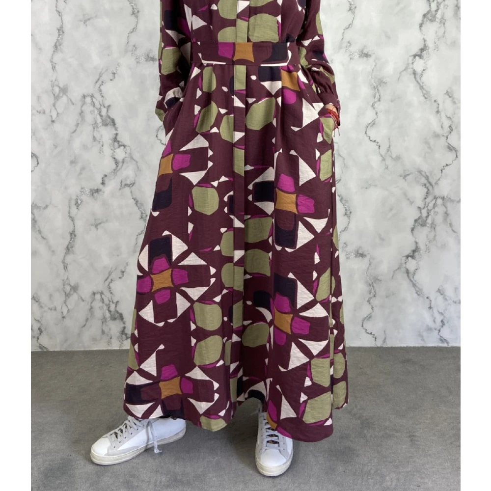 BA&SH Geprinte Overhemdjurk Multicolor Dames