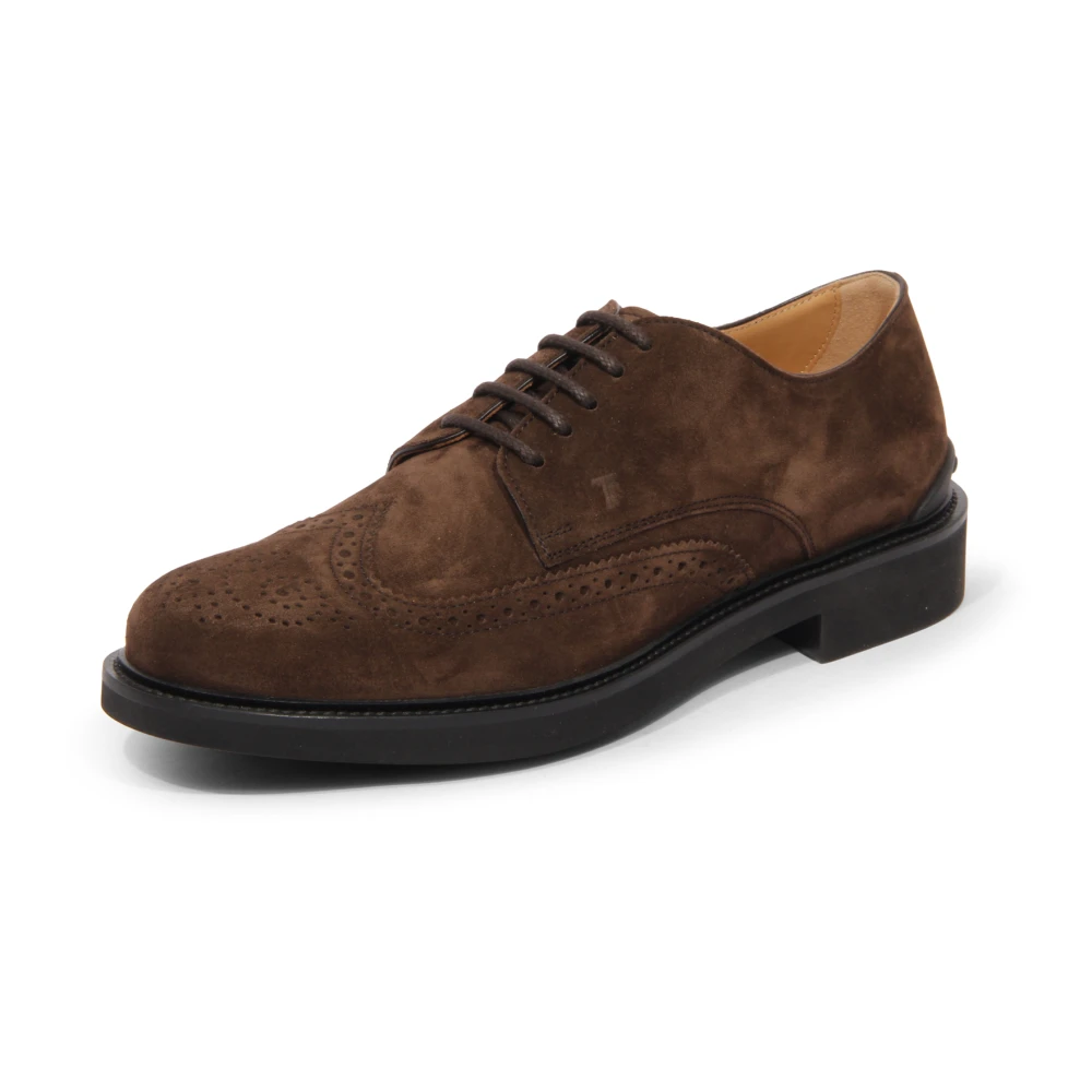 Tod's Brown Derby Brogue - Male - Laced Shoes - 6 1/2 Uk - Shoes