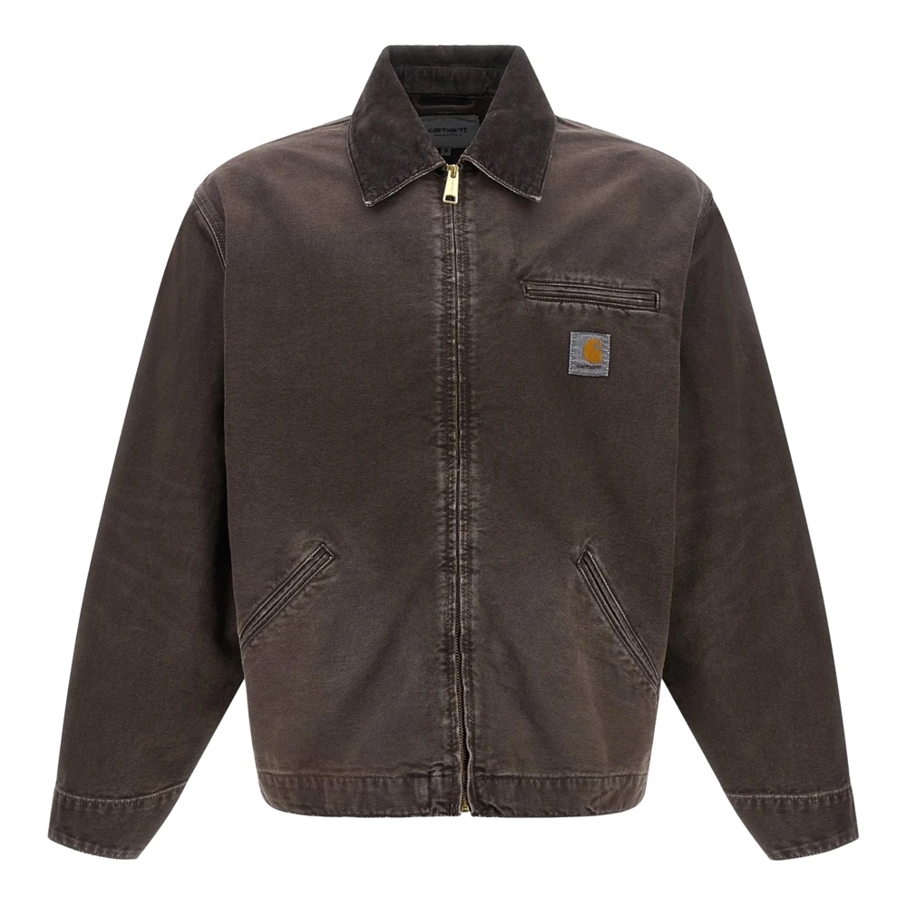 Carhartt Wip Men's Brown Og Detroit Jacket - Denim Jackets - M - Jackets