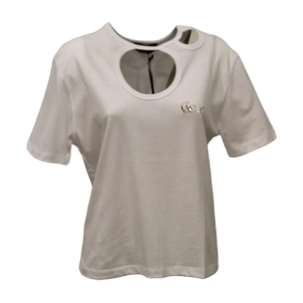 Gaëlle Paris Korte Mouw T-shirt White Dames