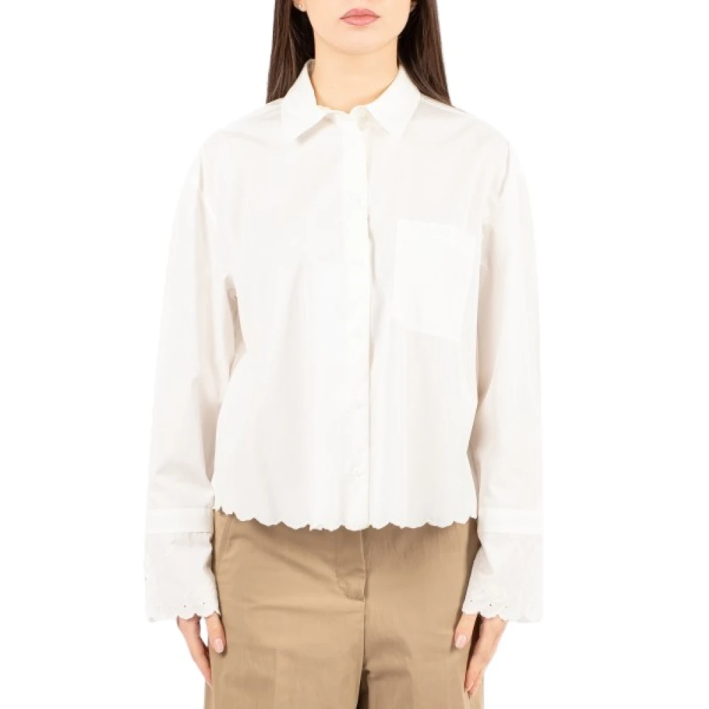 Weekend Max Mara Women's White Neutro Shirt - Shirts - L - Blouses & Shirts