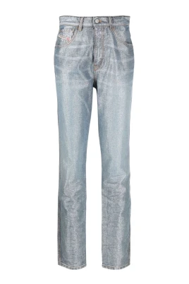 Casual Skinny Jeans i blått