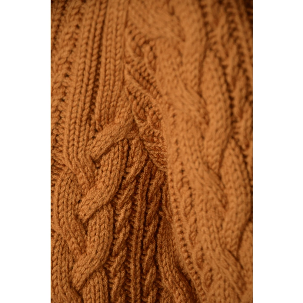 Alanui Woestijnkabeltrui Brown Dames