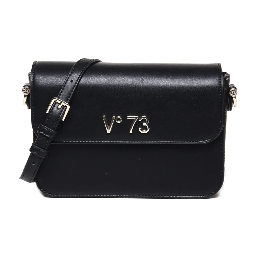 V73 Zwarte Schoudertas Black Dames
