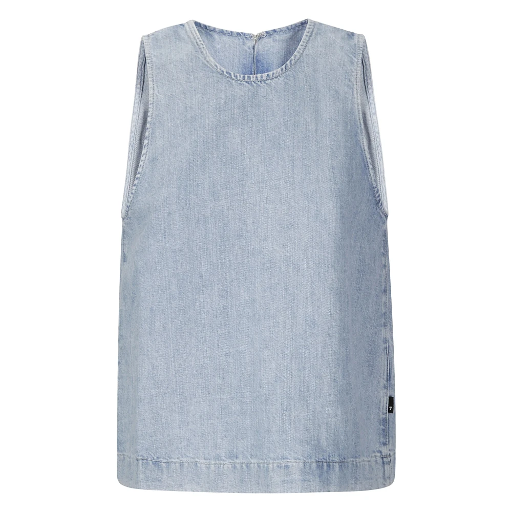 Tops > Sleeveless Tops - - 7 For All Mankind - Modalova