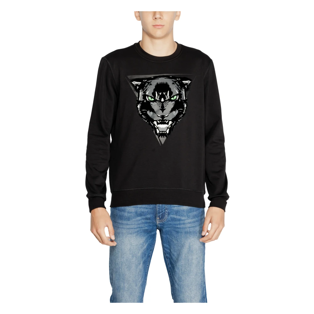 Antony Morato Katoenen Heren Sweatshirt Herfst Winter Collectie Black Heren